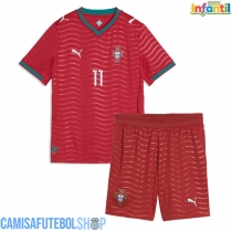 Camisa de time de futebol Portugal Joao Felix #11 Replicas 1º Equipamento Infantil Mundo 2026 Manga Curta (+ Calças curtas)